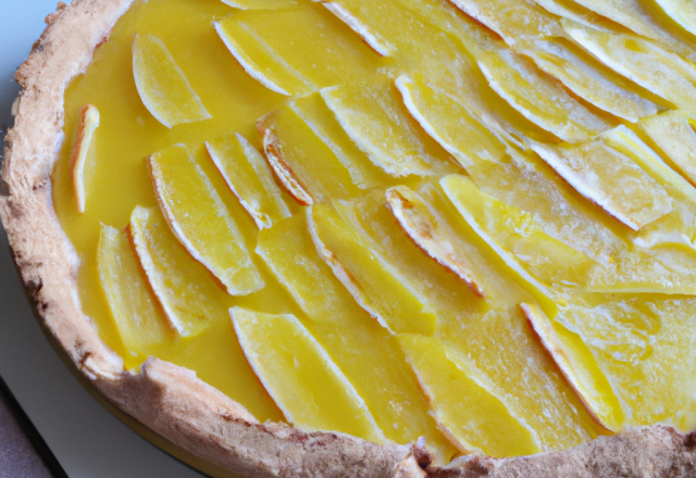 Tarte au citron sans sucre