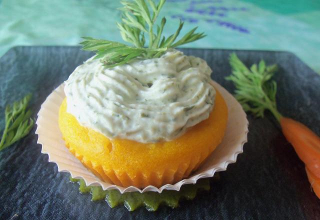 Cupcake carotte/cumin et ses fan(e)s