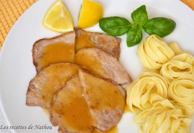 Escalopes de veau au citron (scaloppine al limone)