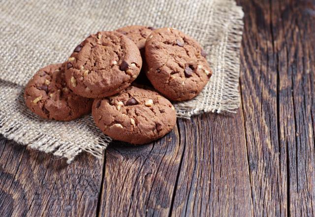 Cookies double choco-noisette