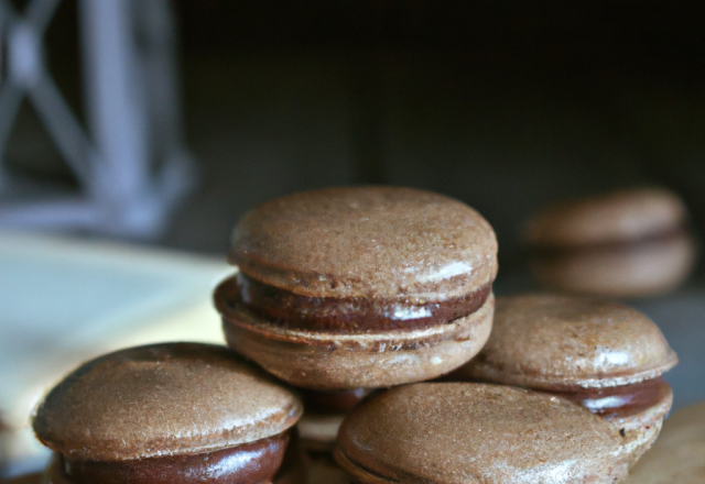 Macaron au chocolat