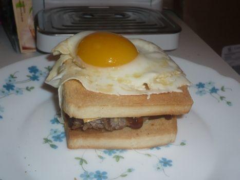 Croque hamburger