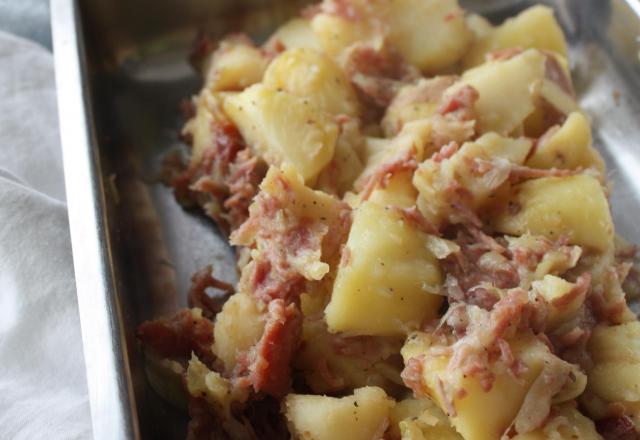 Pommes de terre aux lardons au thermomix