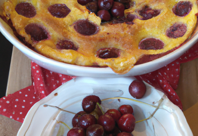 Clafoutis aux cerises inratable