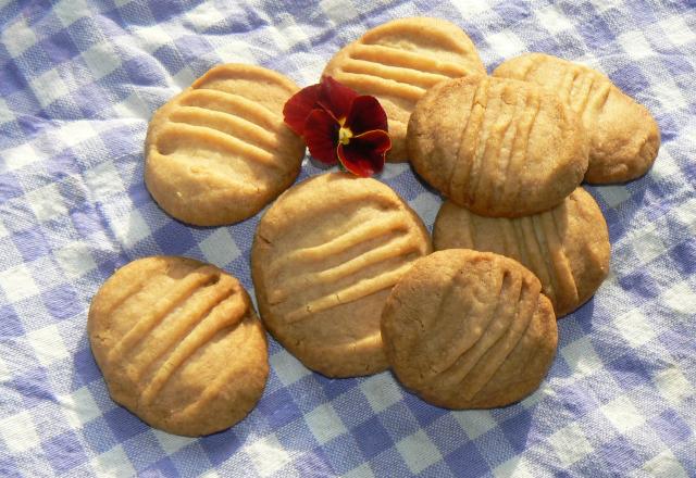 Biscuit sablé à la fourchette