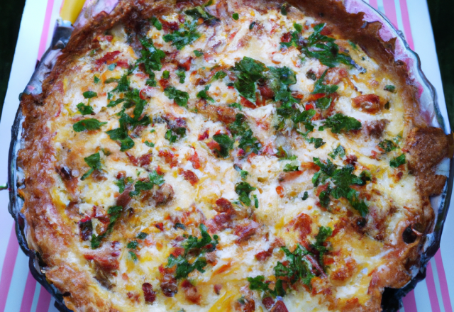 Quiche fromage surimi