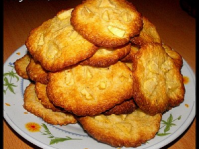 Cookies pommes, miel et noix de coco