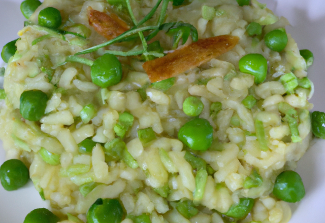 Risotto aux petits pois