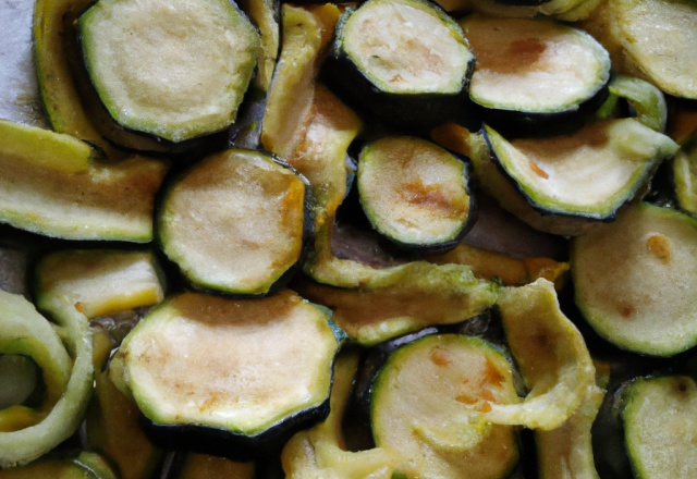 Courgettes festives