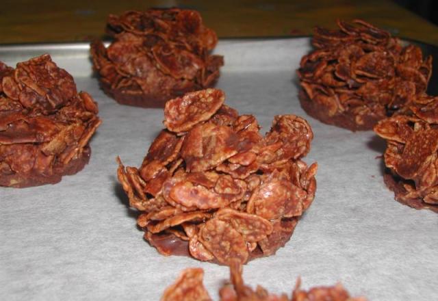 Roses des Sables aux amandes pistaches et chocolat au lait