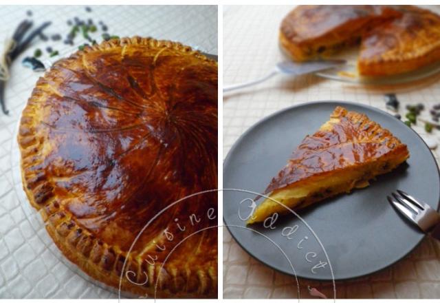 Galette des rois pistache et chocolat