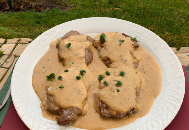 Escalopes de veau sauce savoyarde