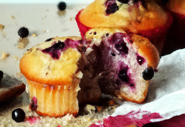 Muffins tout myrtille