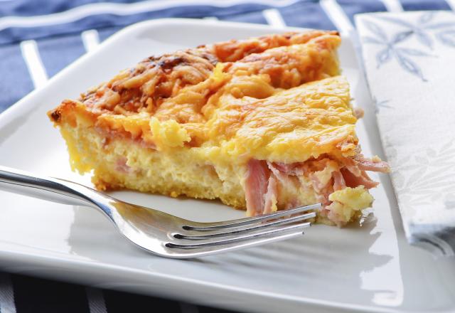 Quiche avec des lardons