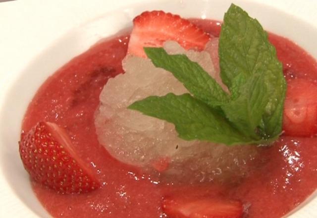 Soupe de fraise de l'Aisne