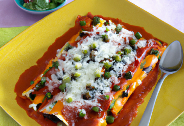 Enchiladas aux légumes maison