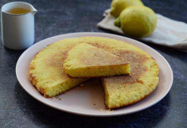 Gâteau de semoule à la poêle