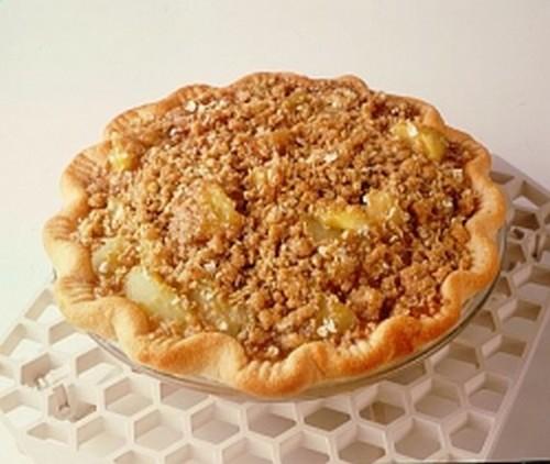 Tourte crumble aux pommes