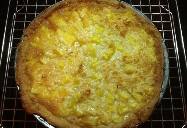 Tarte noix de coco ananas