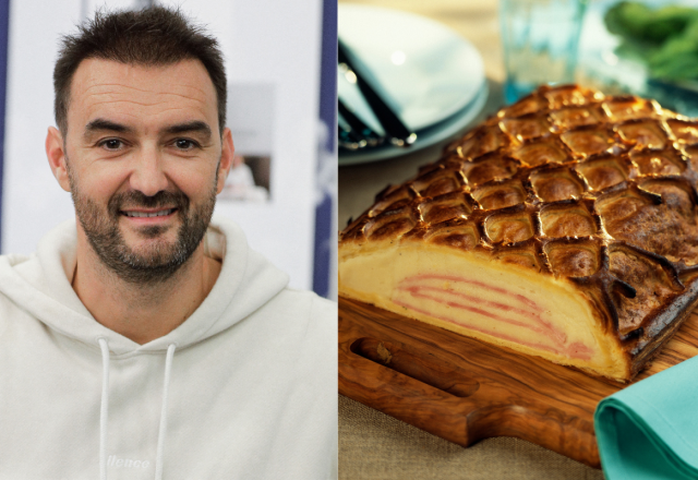 “Croustillant et moelleux” : Cyril Lignac partage la recette de son feuilleté jambon fromage