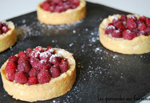 Tartelettes aux framboises et au citron