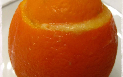 Oranges givrées sans sorbetière