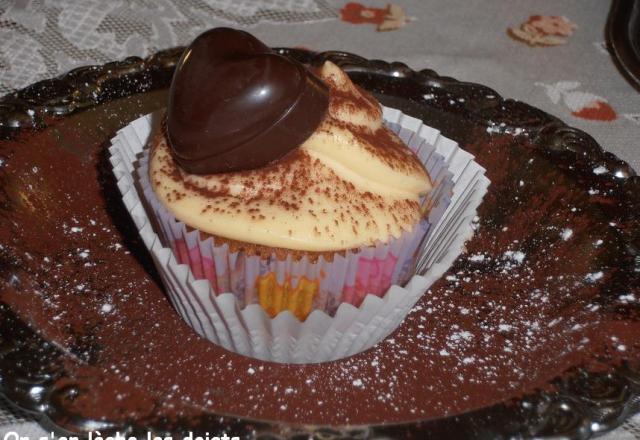 Cupcakes tiramisu pour la saint Valentin