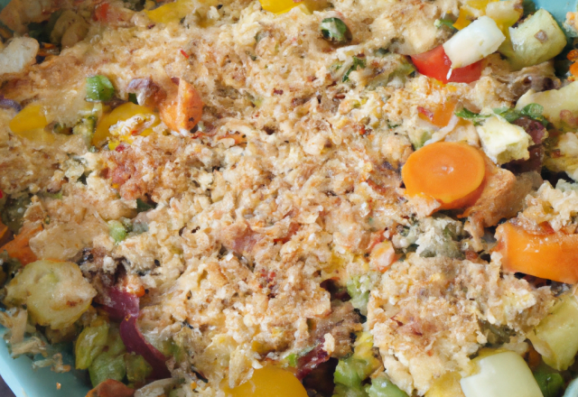 Crumble de légumes maison