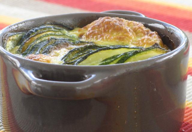 Clafoutis aux courgettes fondant