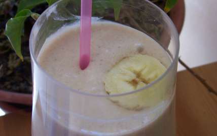 Milshake banane au cognac