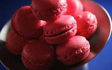 Macarons à la framboise "tea-time"