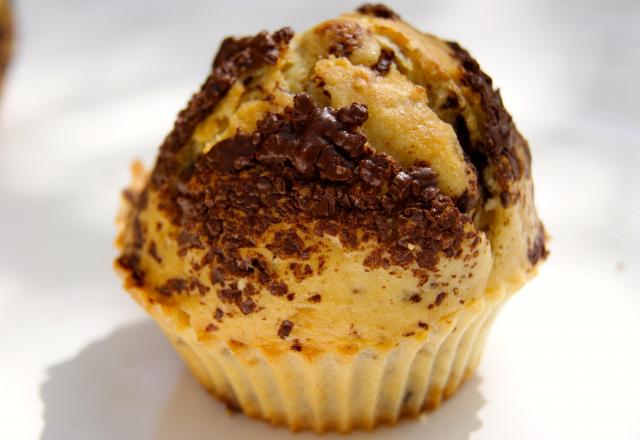 Muffins au lait de coco et pépites de chocolat