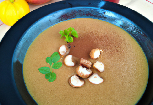 Velouté de poti-marrons