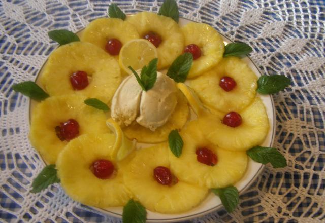 Carpaccio  d'ananas