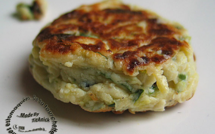 Galettes à la courgette, ricotta et aux 3 herbes