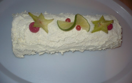 Bûche à la noix de coco