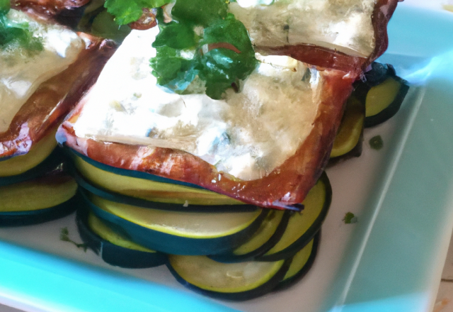 Savoureuses bricks courgettes-roquefort