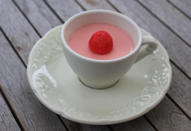 Panacotta fraises tagada