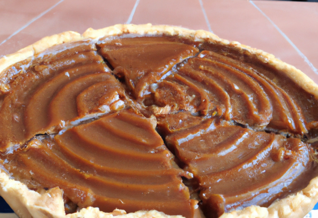 Tarte aux pralines facile et rapide