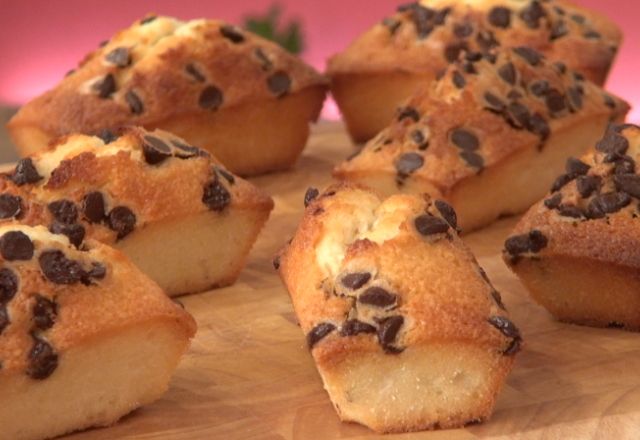 Financiers aux pépites de chocolat