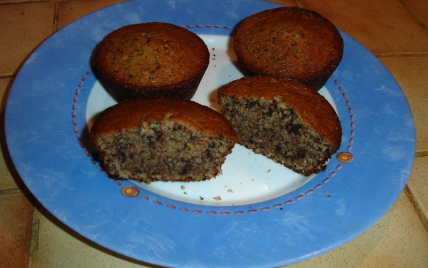 Muffin chocolat noisette