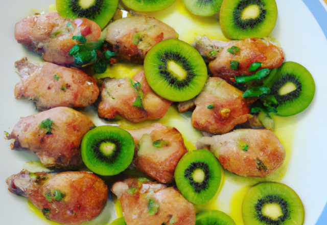 Cailles aux kiwis