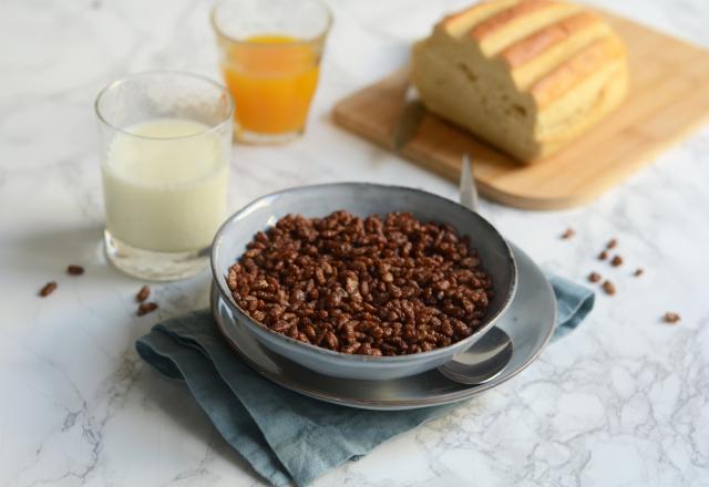 Riz soufflé au chocolat