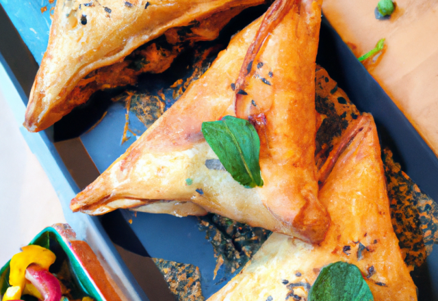 Samosas viande pitta