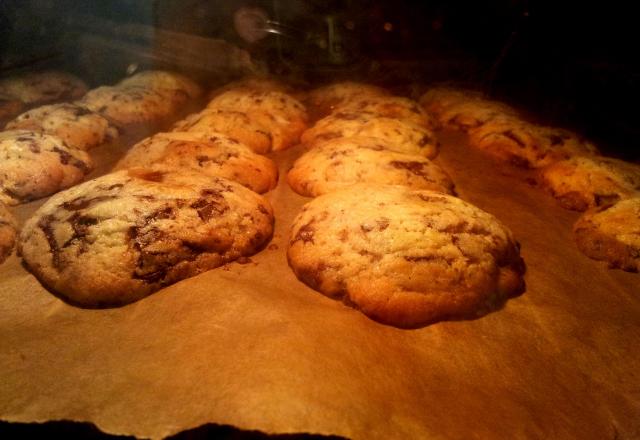 Cookies aux pépites de chocolat et caramel