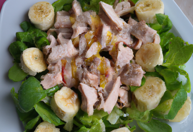 Salade de thon à la banane