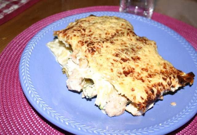 Lasagnes saumon et brocolis