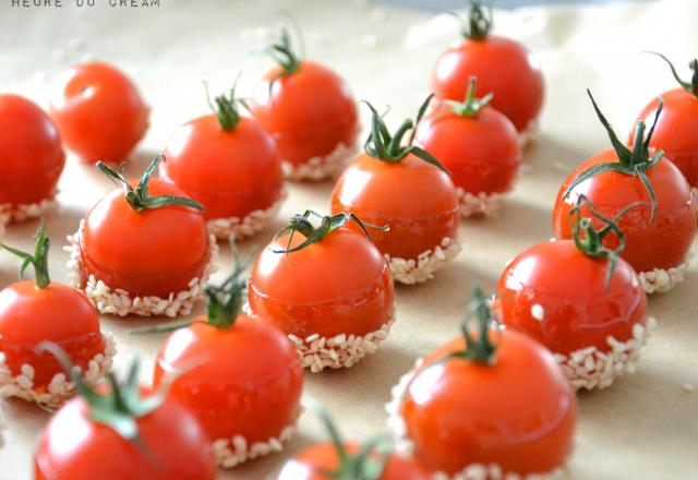 Tomates en cages de sucre