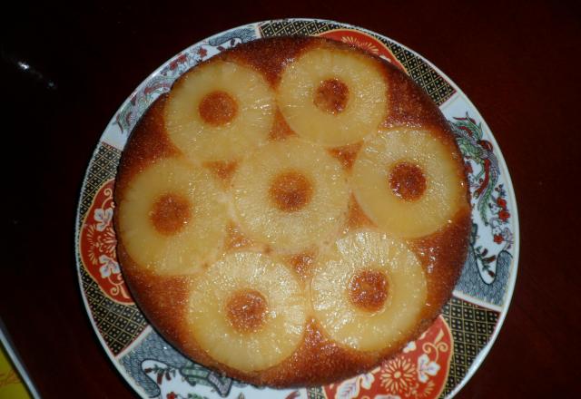 Gâteau aux ananas express