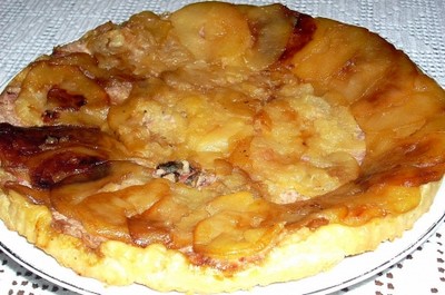 Tatin de pommes à l'andouille de Guéméné